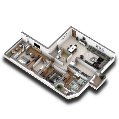 Appartement 2 Chambres