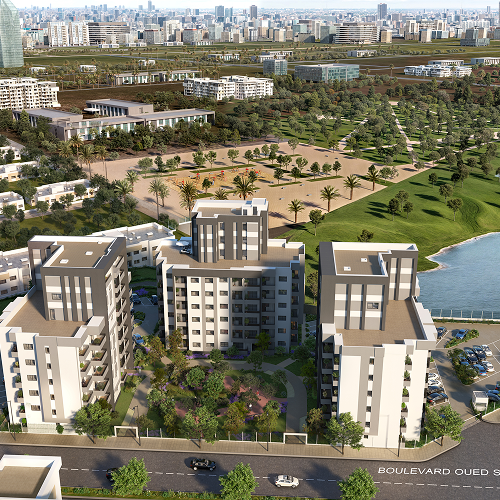 Résidence Les Sources à Oulfa Casablanca – Espaces communs, photo 1
