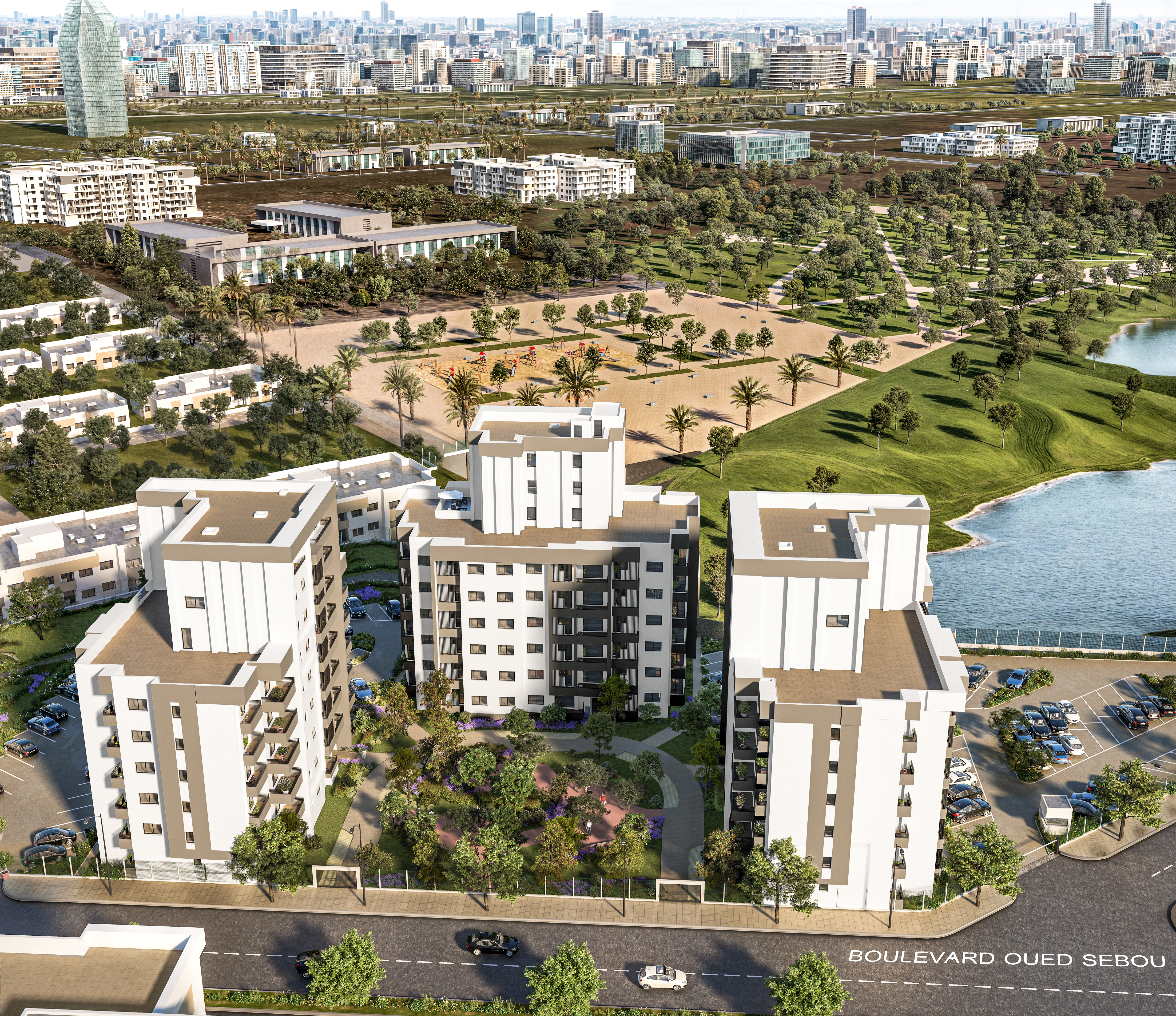 Résidence Les Sources – Appartements modernes à Oulfa, Casablanca