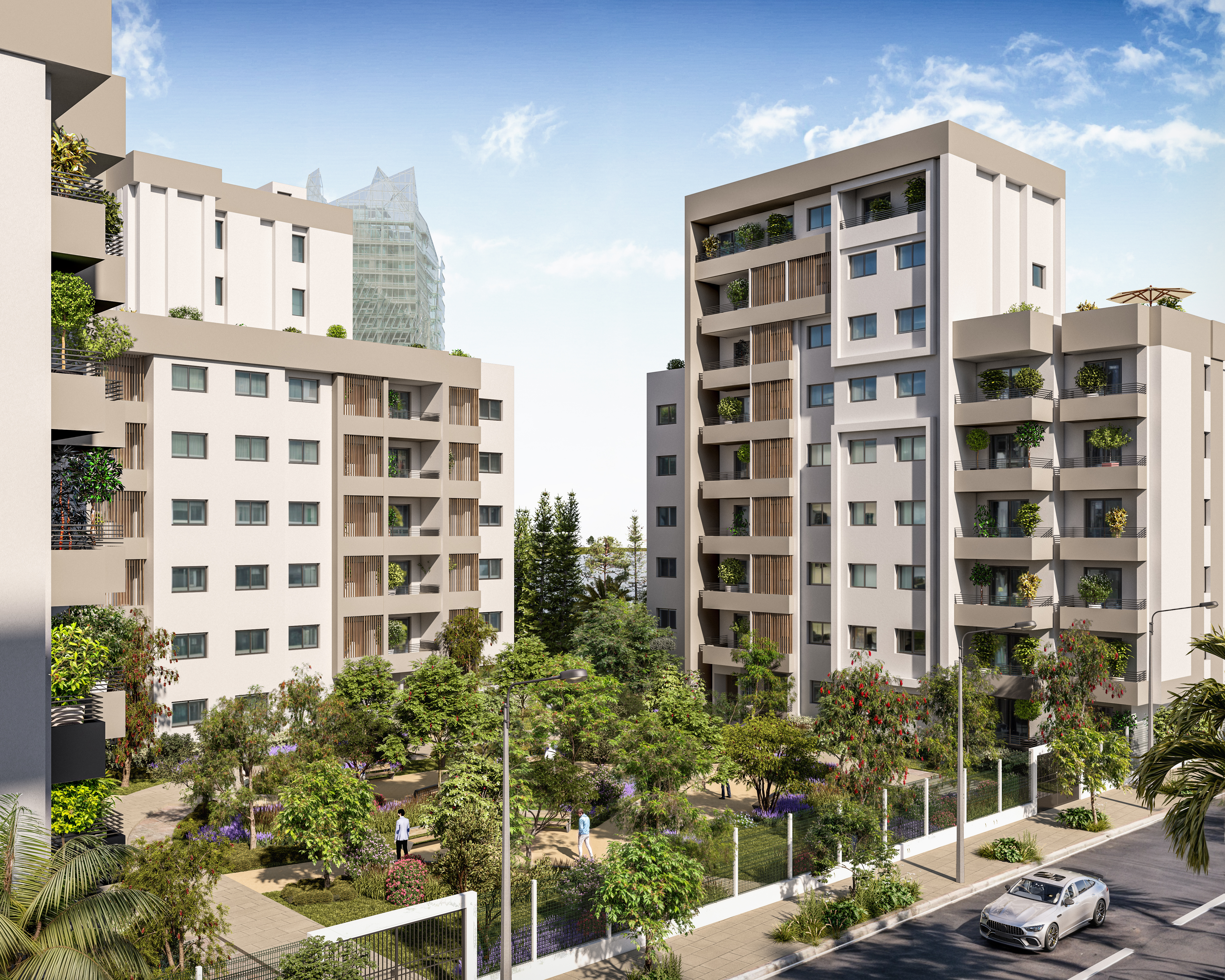 Résidence Les Sources à Oulfa Casablanca – Extérieur, photo 2