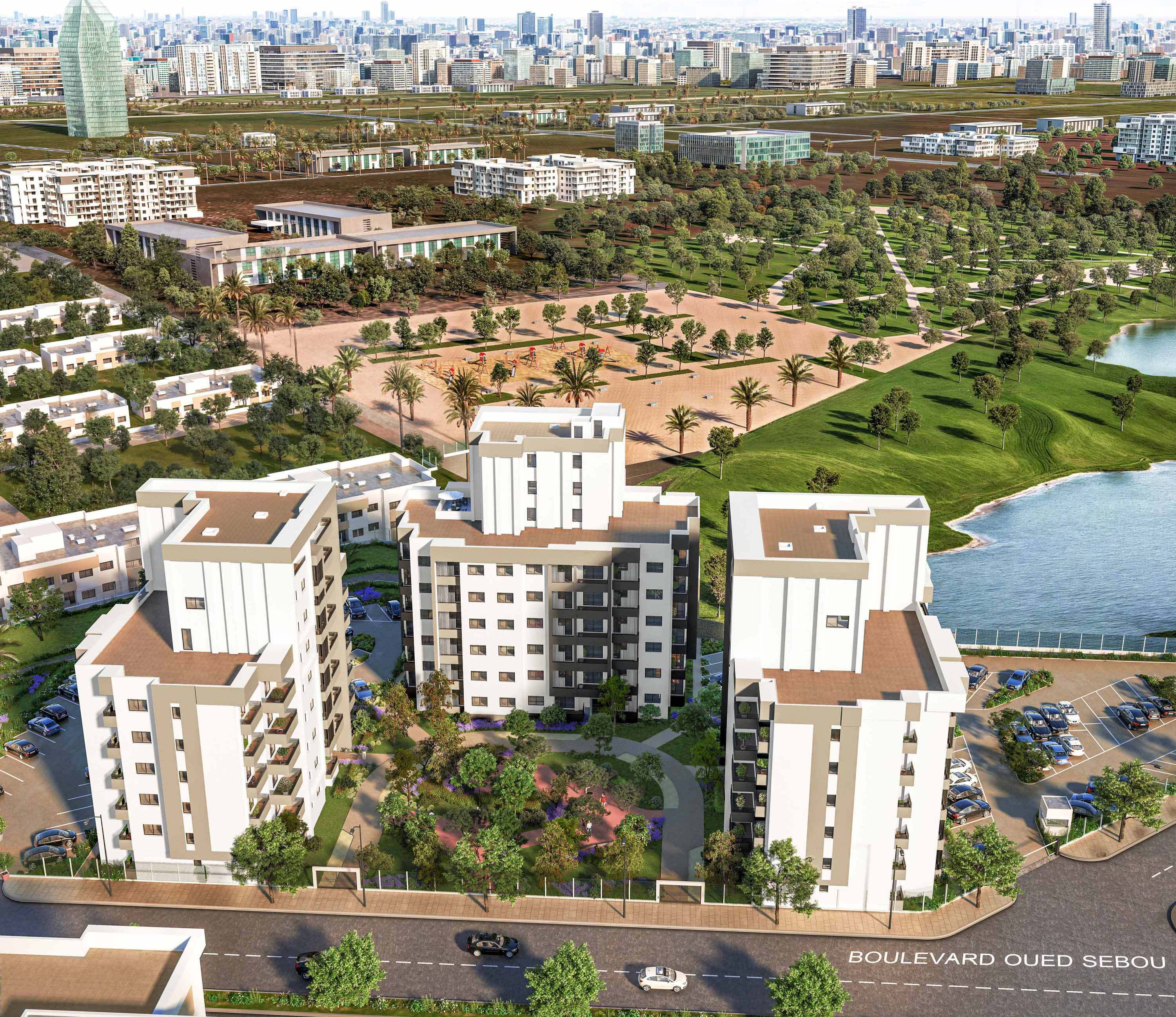 Résidence Les Sources à Oulfa Casablanca – Espaces communs, photo 1